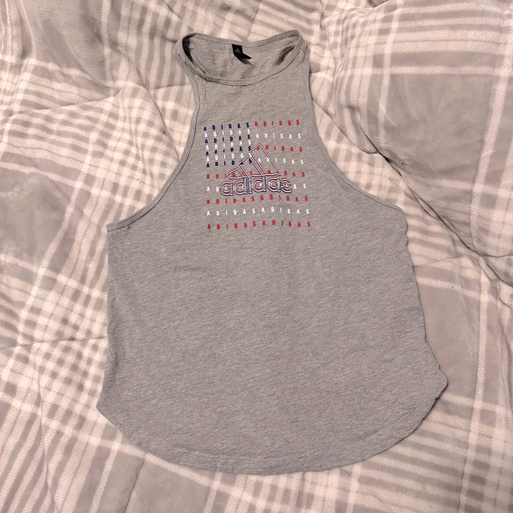 Adidas High-Neck Racerback Tank Size Small - Picture 6 of 6